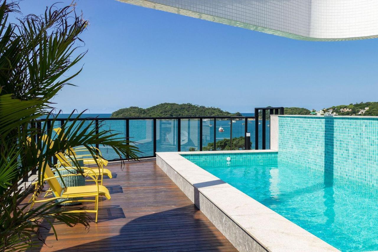 Aion Suites 302 - Lindo Apartamento Com Vista Para O Mar, A 60M Da Praia De Bombinhas, Com Piscina E Academia No Rooftop. 外观 照片