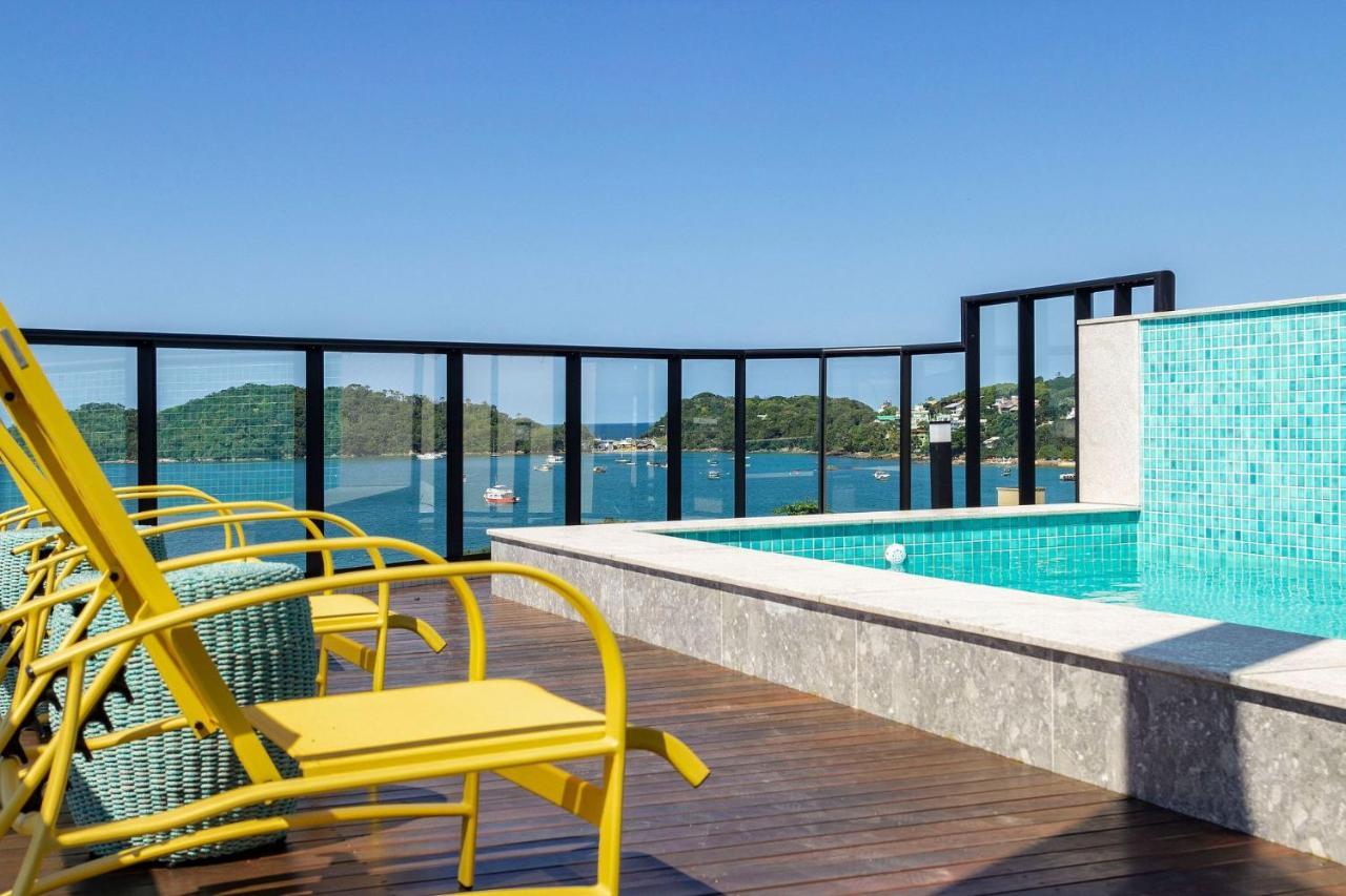 Aion Suites 302 - Lindo Apartamento Com Vista Para O Mar, A 60M Da Praia De Bombinhas, Com Piscina E Academia No Rooftop. 外观 照片