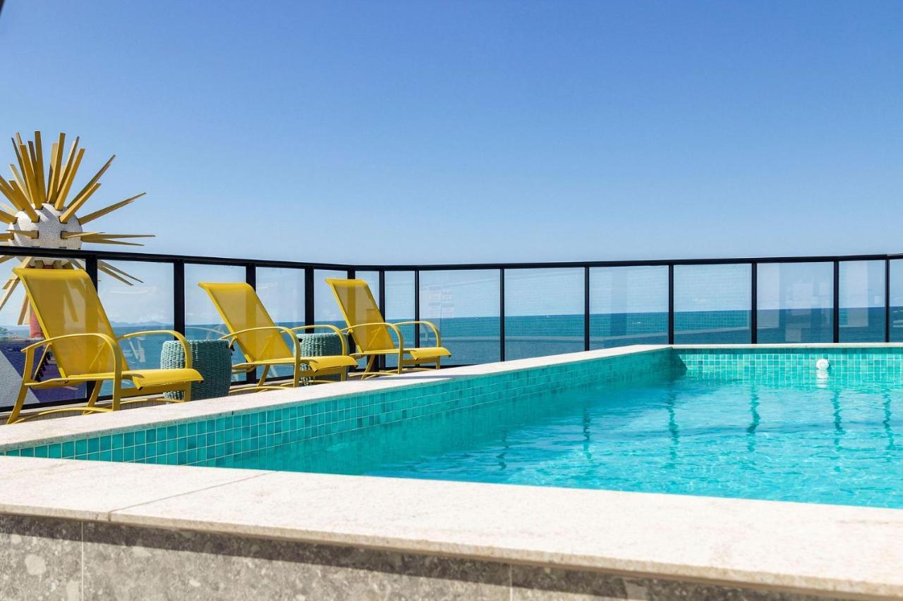 Aion Suites 302 - Lindo Apartamento Com Vista Para O Mar, A 60M Da Praia De Bombinhas, Com Piscina E Academia No Rooftop. 外观 照片