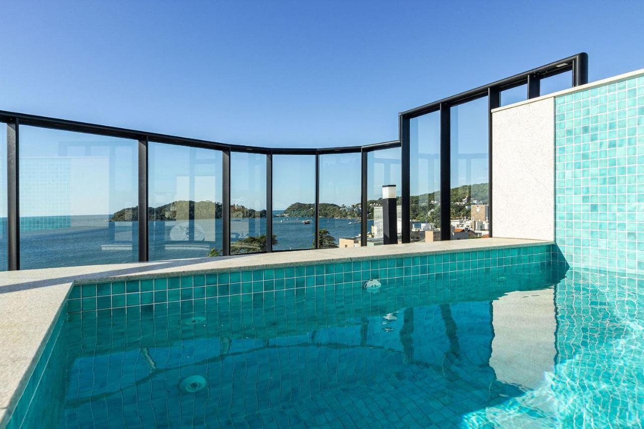 Aion Suites 302 - Lindo Apartamento Com Vista Para O Mar, A 60M Da Praia De Bombinhas, Com Piscina E Academia No Rooftop. 外观 照片