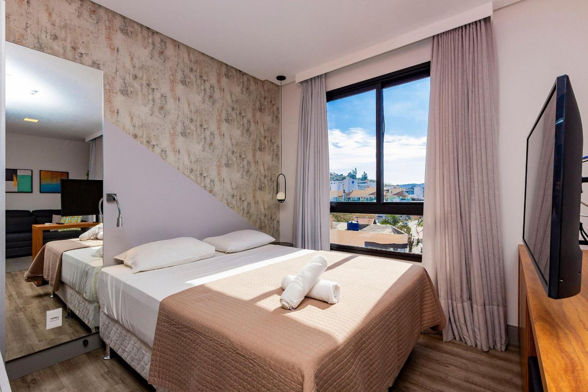 Aion Suites 302 - Lindo Apartamento Com Vista Para O Mar, A 60M Da Praia De Bombinhas, Com Piscina E Academia No Rooftop. 外观 照片