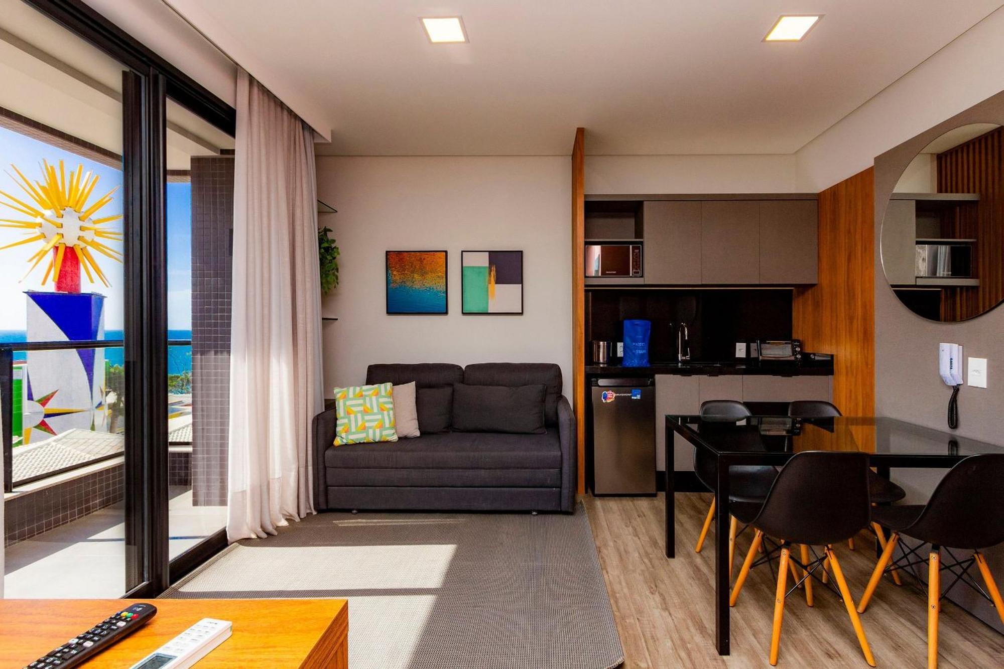 Aion Suites 302 - Lindo Apartamento Com Vista Para O Mar, A 60M Da Praia De Bombinhas, Com Piscina E Academia No Rooftop. 外观 照片