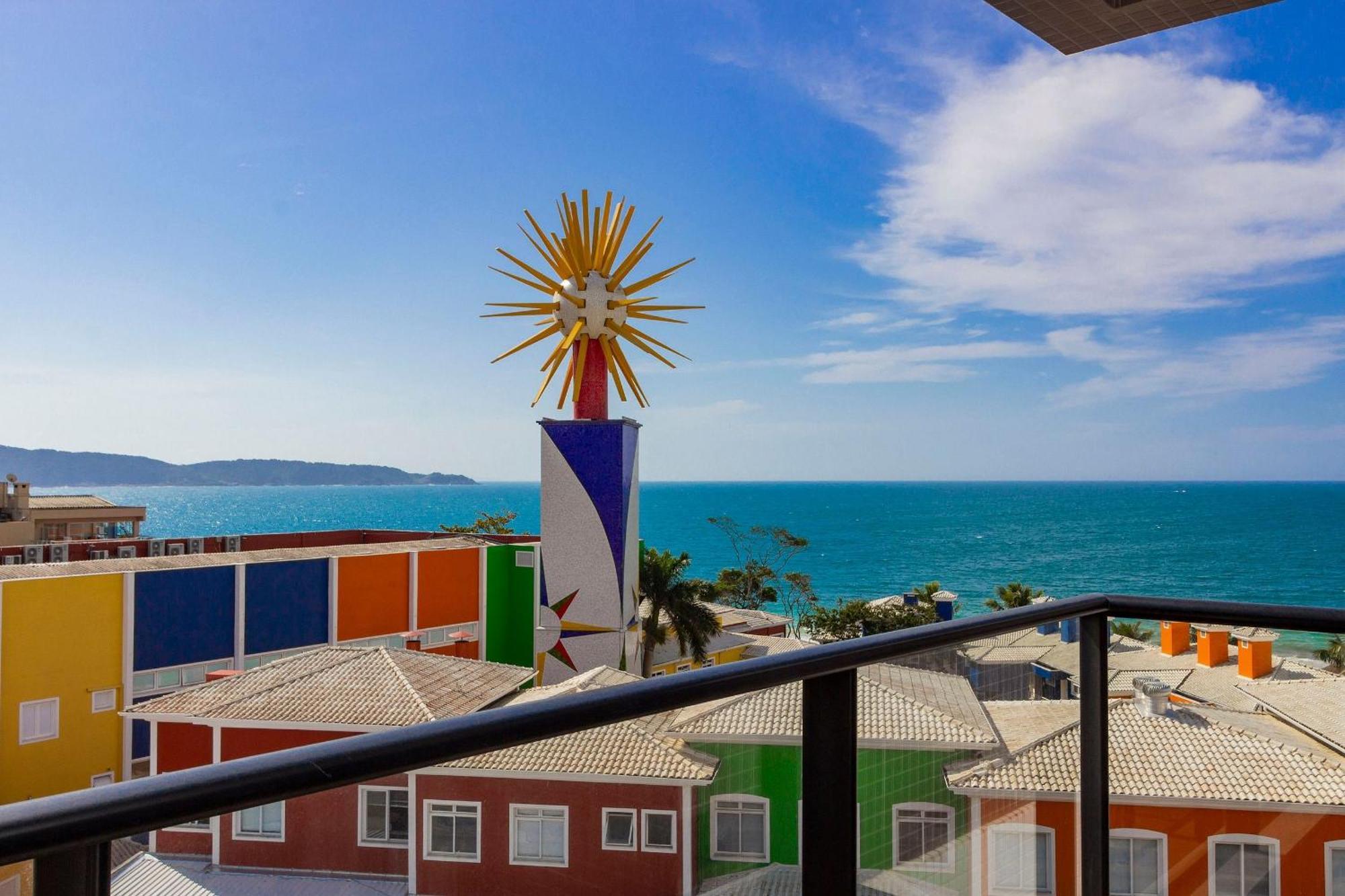 Aion Suites 302 - Lindo Apartamento Com Vista Para O Mar, A 60M Da Praia De Bombinhas, Com Piscina E Academia No Rooftop. 外观 照片